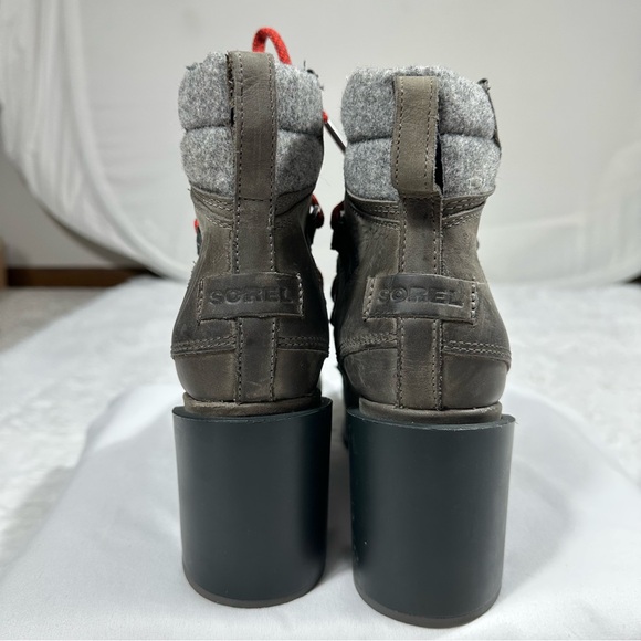 Sorel Blake Lace Up Quarry Boots Womens Sz 8.5 Leather Waterproof Hiking Winter - Picture 7 of 15